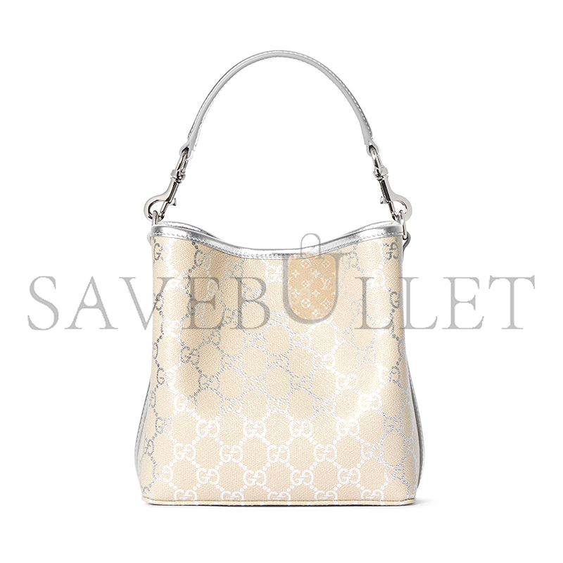 GUCCI GG EMBLEM SMALL BUCKET BAG ‎815118 (19*18*11cm)